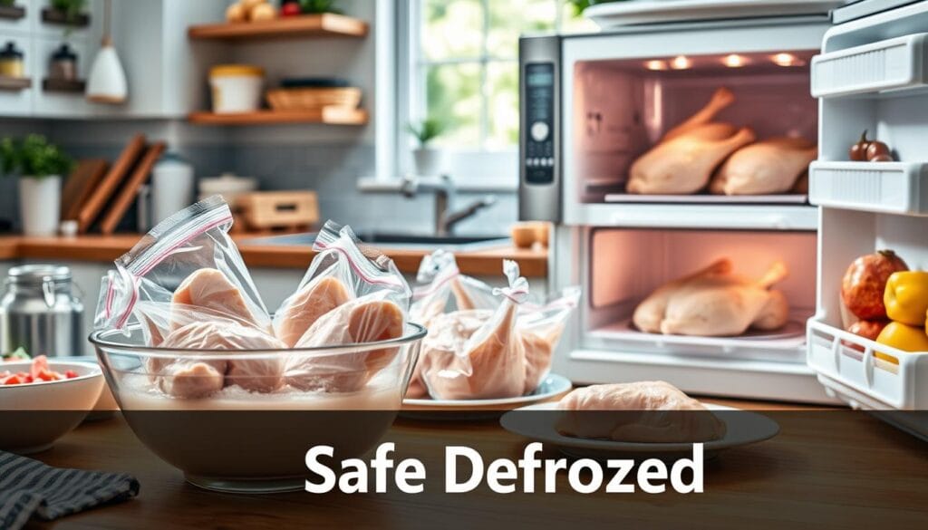 Chicken thawing techniques