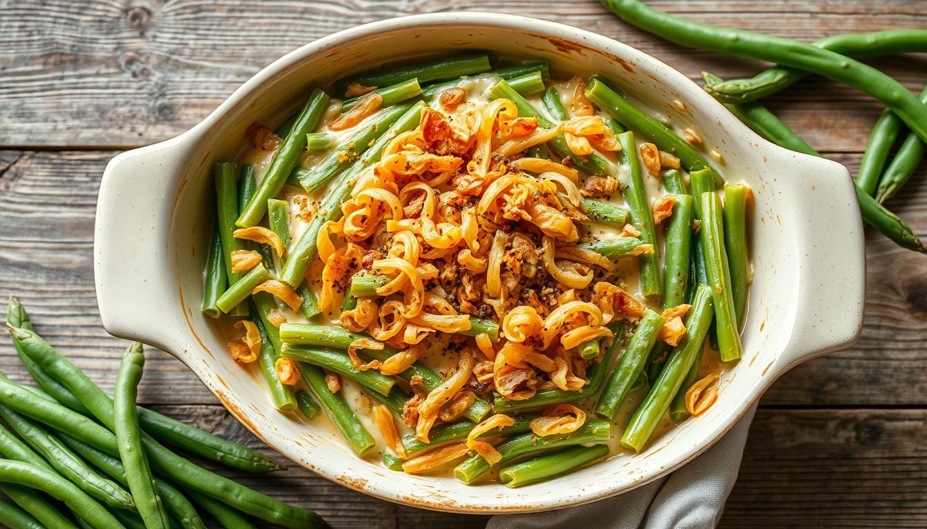 How do you keep green bean casserole from being runny?