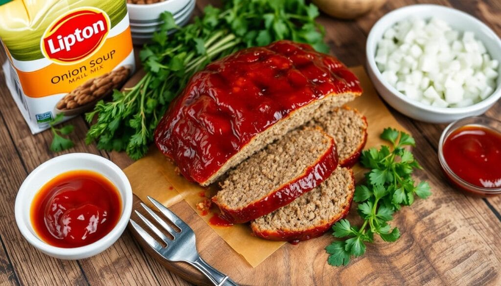 Meatloaf Recipe with Lipton Onion Soup Mix