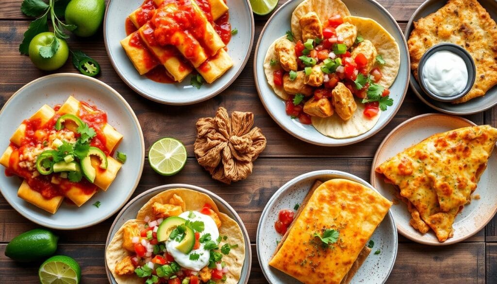 Mexican-inspired chicken dishes