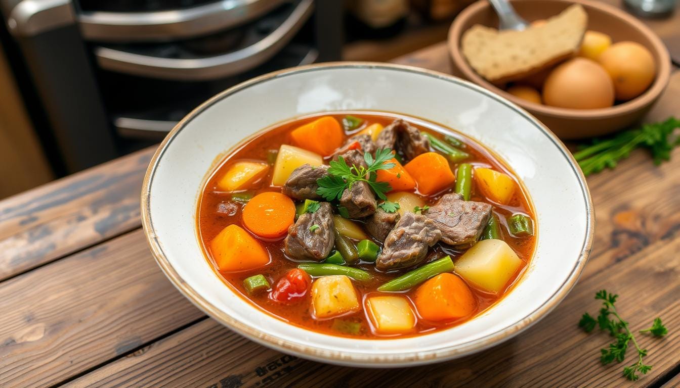 Why does my vegetable beef soup taste bland?