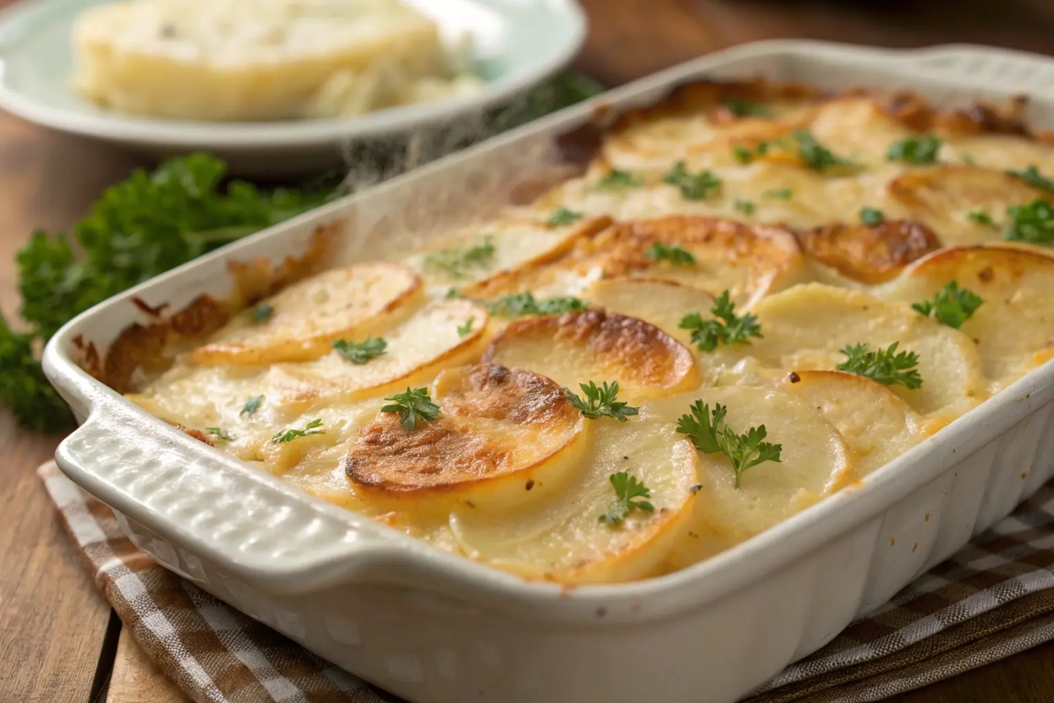 How do you make Paula Deen's scalloped potatoes