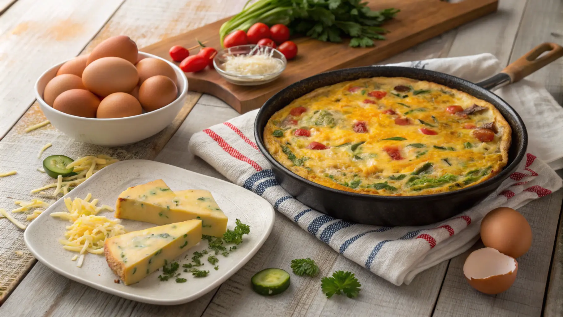 Difference between frittata and egg casserole