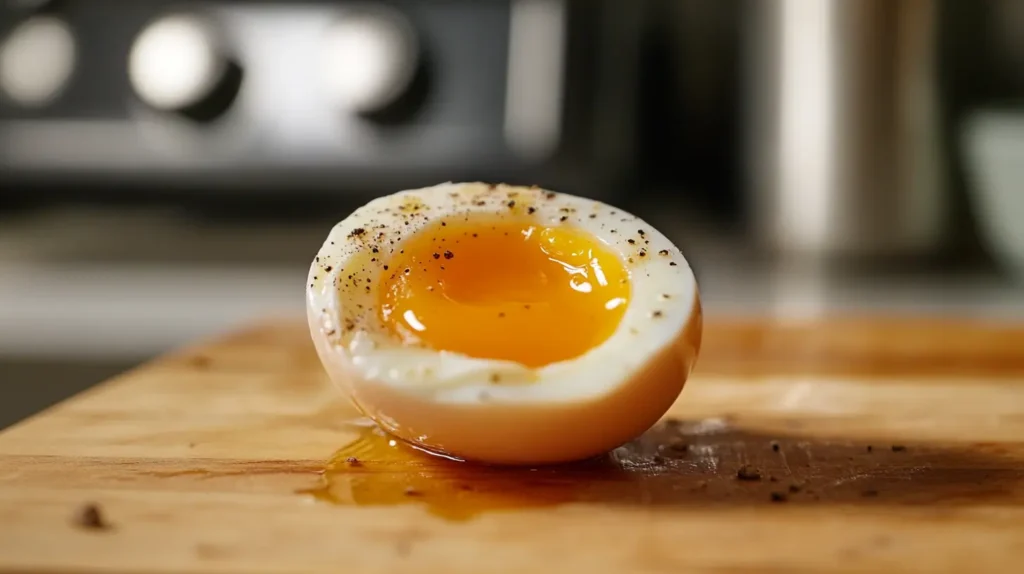 How to make a 60 minute egg with creamy yolks and delicate whites