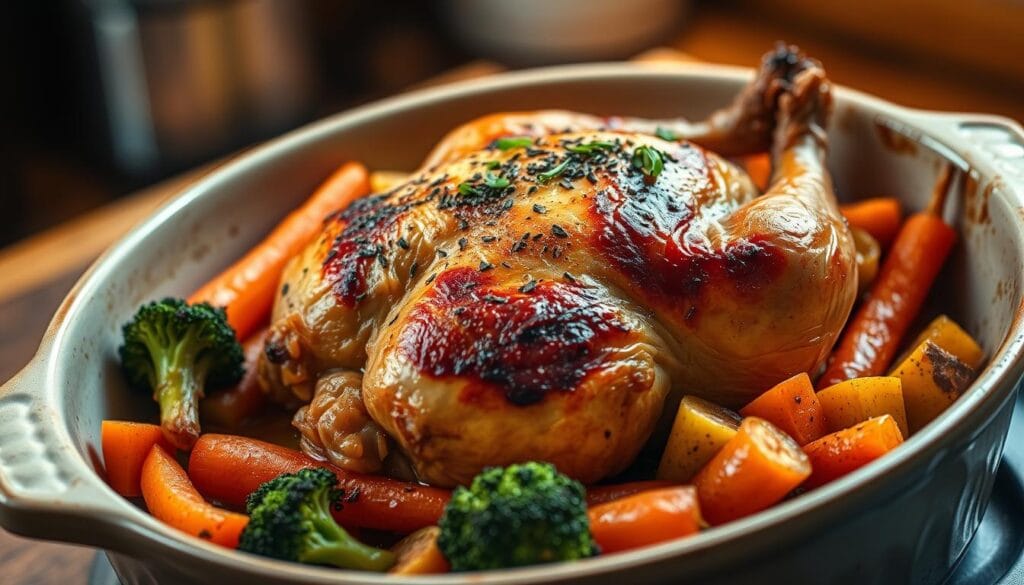 chicken and vegetable bakes