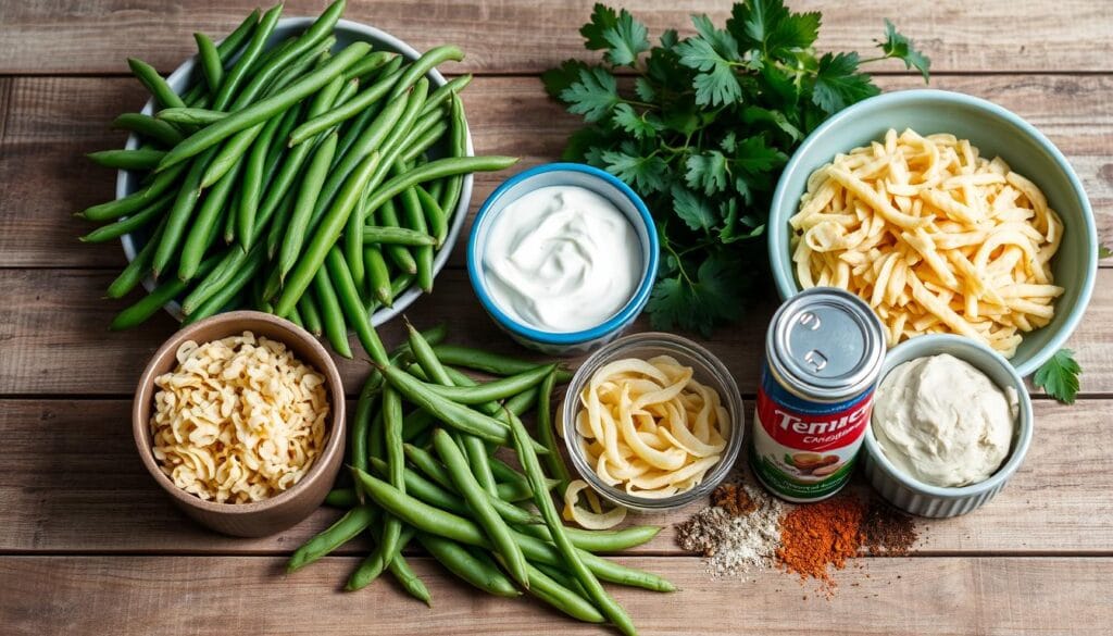 green bean casserole ingredients Heavy Cream in Green Bean Casserole
