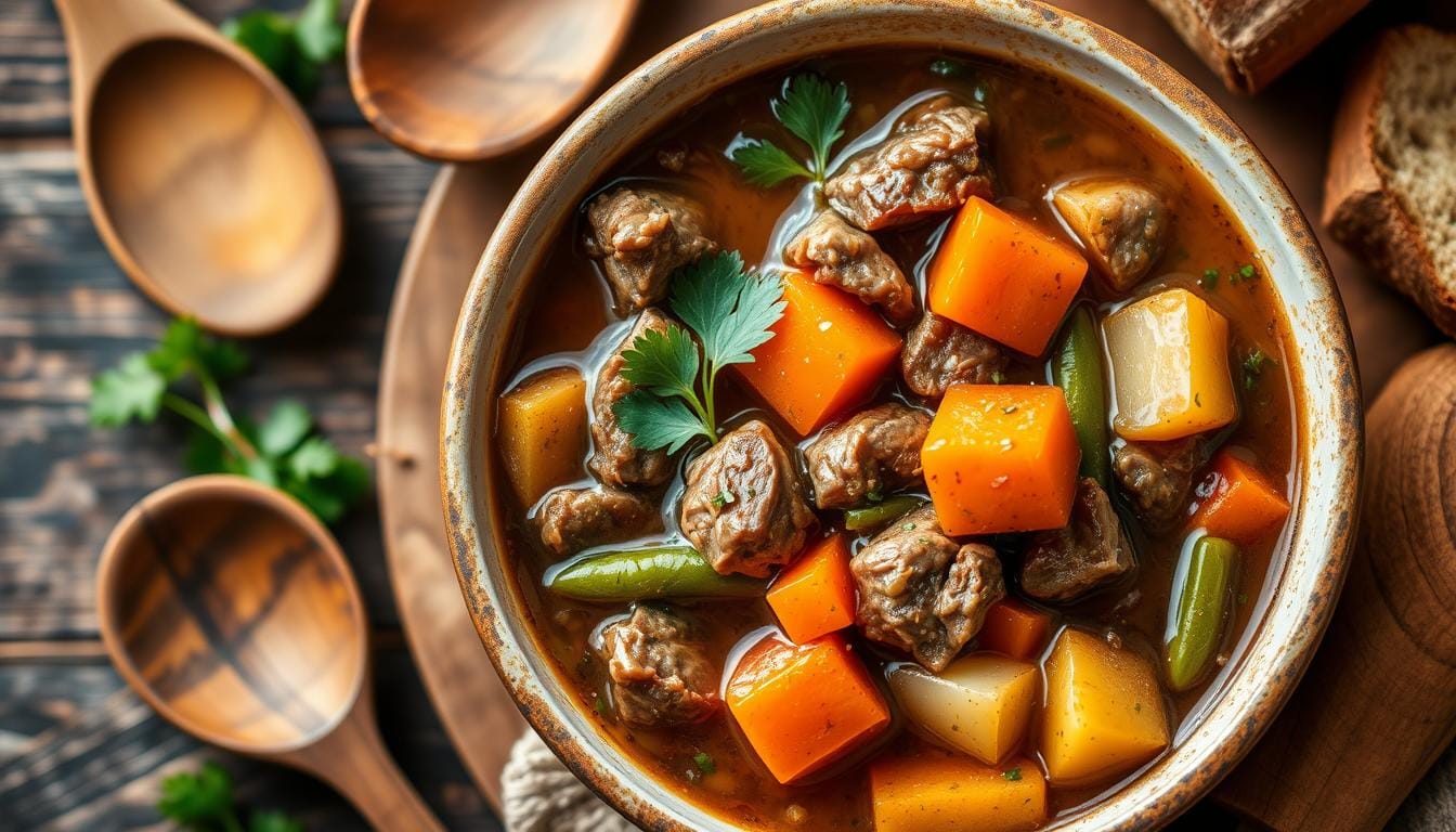 old fashioned vegetable beef soup recipe