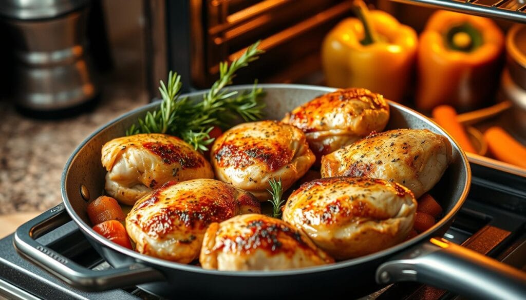 sear and bake chicken