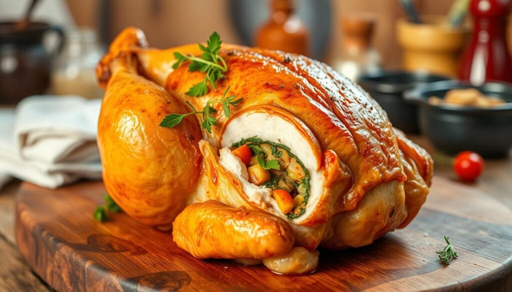 stuffed chicken