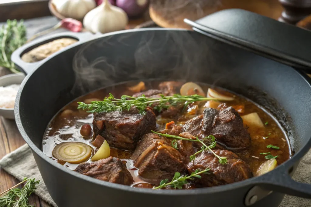 Can oxtails and short ribs be cooked together