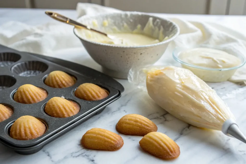 Why do you chill madeleine batter?